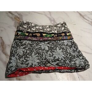 Y2K Style ZAND Reversible MiniSkirt Skate Grunge Gothic Punk Rave Aestethic Rare